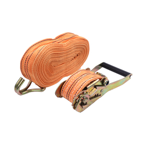 Op Maat Gemaakte 2 Inch 50Mm Hoge Treksterkte Polypropyleen Rachet Stropdas Riem 2000Kg Eindeloze Lading Controle J Haak Lading Sjorren - Product Image 1