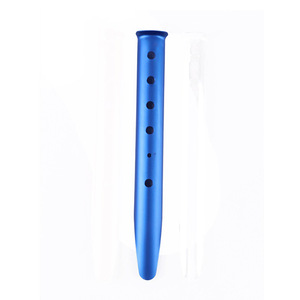 Estacas para tienda de campaña de aleación de aluminio, estacas para el suelo en forma de U de 31cm para acampar, montañismo, escalada en roca, ligeras y resistentes al óxido - Product Image 4