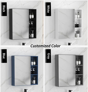 All'ingrosso armadietto <span class=keywords><strong>a</strong></span> <span class=keywords><strong>specchio</strong></span> dal Design moderno personalizzato per uso bagno dispone di interruttore e porta di stoccaggio - Product Image 2