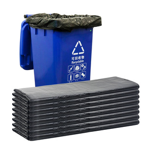 Bolsas de basura grandes XL, gruesas, desechables, para contenedor de reciclaje, 90x100, negras, de plástico, fabricadas en Chongqing - Product Image 1