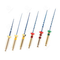 Fresas Rotatorias Dentales de NiTi Activadas por Calor Eléctrico, Certificadas por la CE, a Precio Económico, para Endodoncia