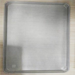 Bandeja de Aluminio Perforada para Hornear, Bandeja Ventilada para Hornear Galletas, para Horno de Panadería - Product Image 4