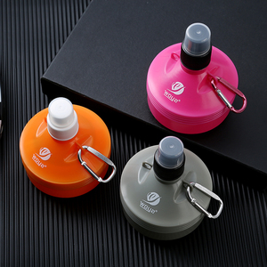 Collapsible Foldable Plastic Water Bottle Hot Sale Outdoor Sports Drink Bottle Foldable Collapsible Plastic Water Bottle With Custom Logo