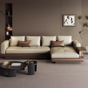 סט ספות משרדיות יוקרתיות למנכ\\\"ל, מאושר CE, איכותי, מודרני, ידידותי לסביבה, ספת עור ניתנת להמרה, לבית, למשרד, למלון ולעסקים - Product Image 4