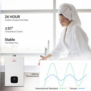 Chauffe-eau au gaz <span class=keywords><strong>Bosch</strong></span> 12L-18L, personnalisé ou standard, chauffe-eau instantané au gaz, chauffe-eau au gaz constant, alimentation électrique - Product Image 4