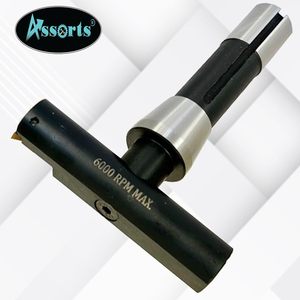 Assorts 4 Inch Indexable Fly Cutter R8 Shank 60 Mm Cutting Length For Cnc <b>Machining</b> Center - Product Image 1
