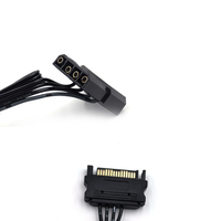 Cool Strom Accessoires Informatiques Câble SATA 5V 3 broches allongé Mini Hub de Contrôle ARGB Contrôleur de Ventilateur de Refroidissement LED pour Boîtier PC