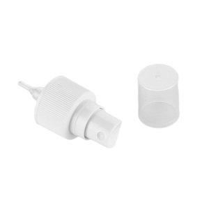 Tête de pompe pulvérisatrice miniature pour parfum, à filetage 18/20/410, à couvercle blanc semi-<span class=keywords><strong>plat</strong></span>, directement de l'usine - Product Image 5
