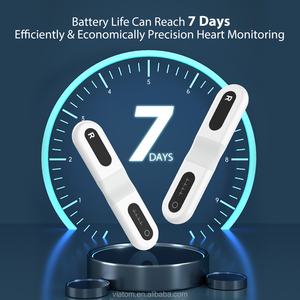 Viatom ER1-LW 家用手持式动态心电图监测仪 24 小时动态心电图记录仪，带 OLED 屏幕 - Product Image 1