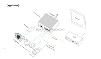 8Port AI Vlan Extender 250 Meter 48V 120W HI POE sakelar jaringan Gigabit