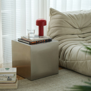 Modern Stainless Steel <strong>Square</strong> <strong>Side</strong> <strong>Table</strong> Home Living Room Coffee <strong>Table</strong> Sofa Storage Rack Corner <strong>Table</strong> YD Brand 1 Year Warranty - Product Image 2