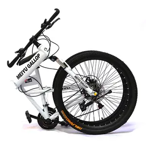 Mini vélo pliant en acier 26 pouces de bonne qualité, bicyclette pliable avec frein à disque rouge léger, chine aluminium 26 pouces