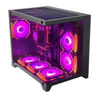 PCOOLING Nouveau Design Atx Case Pc Multi Cooling Fan Support Gaming Chassis Mesh Design Computer Gaming Pc Case