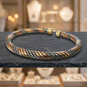 Bracelet magnétique en cuivre à motif croix chrétienne, best-seller, nouveau design incroyable, bracelet magnétique à fermoir classique, top des ventes - Product Image 2