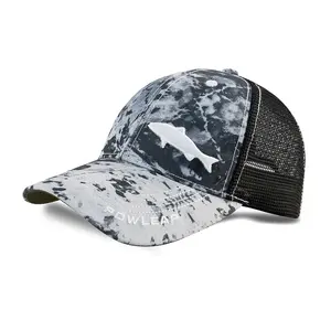 New OEM Breathable Baseball Cap Moisture-Wicking Fishing Hat Lightweight Trucker Cap Manufacturer For Men Women