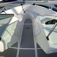 Tapis de pont en mousse EVA imitation teck pour bateau 2000 Yamarin 5150, style SeaDek MarineMat Gatorstep, auto-adhésif