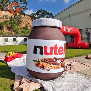 Réplique géante gonflable personnalisée de boîte de <span class=keywords><strong>Nutella</strong></span>, accessoire promotionnel accrocheur pour l'affichage en supermarché - Product Image 1