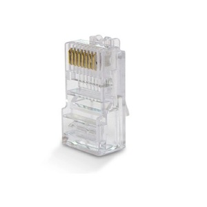 ตัวเชื่อมต่อเครือข่าย RJ45 8P8C แบบไม่มีฉนวนหุ้ม 8 แกน หน้าสัมผัสฟอสเฟอร์บรอนซ์ แบบแขวนอิสระ ตัวเชื่อมต่ออีเธอร์เน็ตแบบอินไลน์ - Product Image 4
