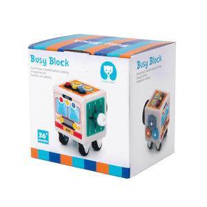 Shine Pep Early Educational Kids Sound Light Busy Bus Montessori Switch Button Cognitive Toys Children Wooden LED Board Toy - Product Image 5