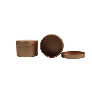 Boîtes en aluminium promotionnelles, magnifiques, sans soudure, couleur <span class=keywords><strong>or</strong></span> rose, 4 <span class=keywords><strong>onces</strong></span>, pour bougies, 120 ml, 1,67 oz, pour emballage cosmétique - Product Image 1