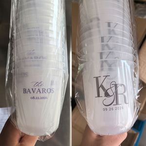 แก้วไวน์พลาสติกแบบฝ้า ขนาด 17 ออนซ์ 350 มล. ยอดนิยม ขนาด 2 ออนซ์ สำหรับงานพิมพ์ลายแบบ Sublimation พร้อมโลโก้สั่งทำได้ สไตล์คลาสสิก ของขวัญแต่งงานสำหรับเจ้าสาว - Product Image 2