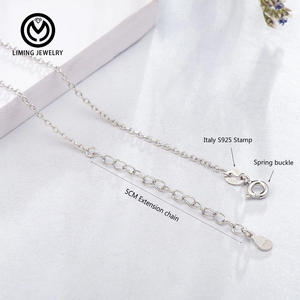 Joyería al por Mayor 2026 Personalizada Plata Esterlina 925 Colgante Cruz Cubana de Moda Serpiente Collar Cadena Singapur Eslabón Caja Regalo para Mujer - Product Image 3