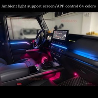 Accessoires de voiture pour Beijing Jeep 212 BJ212 T01 : Anneau lumineux d'ambiance pour klaxon, éclairage intérieur de voiture amélioré