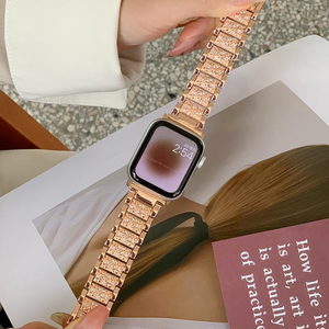 Correa de Reloj de Metal de Moda, Correa Delgada de Lujo con Incrustaciones de Diamantes Estrellados para Huawei GT4/Watch4/3GT2/1GT3 <span class=keywords><strong>Pro</strong></span> - Product Image 6