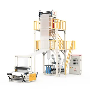 High Output ABA 1200 mm Vertical Up Traction Rotary Plastic LDPE Machinery Blown Film Extruder