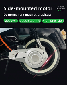 2025 mejor venta de alta velocidad 45 km/h motocicleta eléctrica de larga duración 2000W EEC 60V batería de litio mejor velocidad máxima 60V26A Ratro - Product Image 4