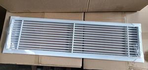 <span class=keywords><strong>Grille</strong></span> de barre linéaire en aluminium <span class=keywords><strong>murale</strong></span> HVAC 400*250mm avec surface pulvérisée RAL9016 pour la ventilation intérieure - Product Image 3