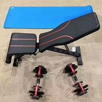 Banc de musculation réglable pour entraînement complet du corps - Banc inclinable pliable multi-usage