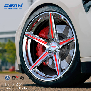 Cerchi Forgiati DEAN DV05 6061 18/19/20/21/22" 5X108 5X112 5X114.3 5X120 5X130 Personalizzabili per Mustang GTR M3 M4 911 458 SF90 - Product Image 1