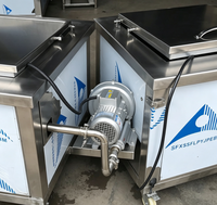 Machine de nettoyage ultrasonique pour écrevisses, équipement de lavage d'écrevisses pour les stands de restauration nocturne et les grands hôtels aux États-Unis