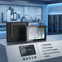 PC industriel embarqué tout-en-un sans ventilateur avec écran tactile, étanche IP65, X86 Android Windows HMI Automatisation CNC