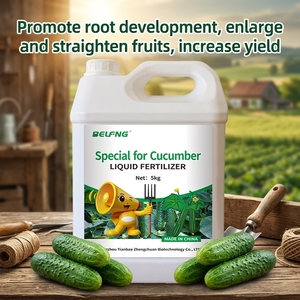 <span class=keywords><strong>Engrais</strong></span> Spécialisé Liquide Soluble dans l'Eau de Haute Qualité pour Concombres Biologiques, Enrichi en Zinc, Bore et Acides Aminés, pour l'Agriculture - Product Image 1