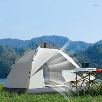 Vente en gros Grande tente de camping familiale stable et étanche Tentes de camping extérieures automatiques faciles à installer
