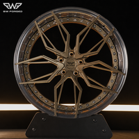 Velg Mobil BW Custom Deep Dish 2 Piece Forged 19 20 21 22 24 Inch Aluminium Alloy Bronze 5x127 5x130 untuk Mercedes-Benz