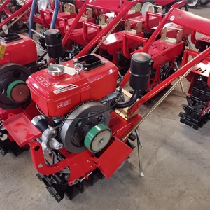 Mini tractor cultivador de cadena simple con motor diésel de 9HP y refrigeración por agua, modelo 180E, para uso agrícola y de jardín. - Product Image 6