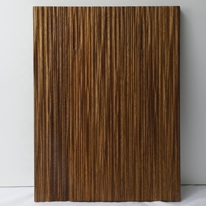 MUMUブランドワードA2グレードファサードパネル用ストレートグルーブ木製壁パネル内壁クラッド - Product Image 3