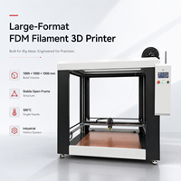 Imprimante 3D FDM professionnelle grand format, haute vitesse, en alliage d'aluminium, équipement de fabrication additive, nouveau modèle, garantie 1 an, USB, usage industriel