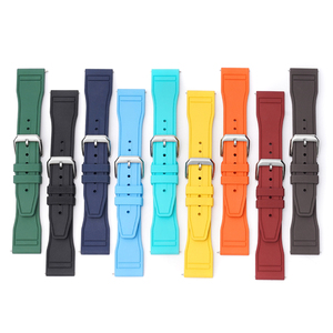Cinturino per <span class=keywords><strong>Smartwatch</strong></span> da <span class=keywords><strong>uomo</strong></span> di lusso LAIHE impermeabile 20mm 22mm regolabile a sgancio rapido durevole in gomma fluoro FKM cinturino per orologio - Product Image 5