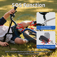 Alarme de sécurité pour moto et vélo, détection de mouvement par vibration, système antivol pour moto et vélo