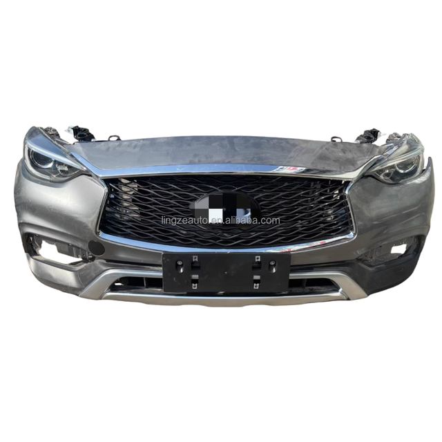 Fit for Infiniti QX30 Front Bumper 2015-2018 QX30 Infiniti Car Bumper Assembly Infiniti Grille Bumper Hood Cover Appearance Part