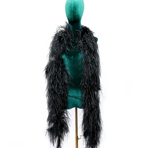 Xinyuling <span class=keywords><strong>TNMT</strong></span> Boa de Plumas de Avestruz Teñidas de 10 Capas, 13-18cm, Grandes y Gruesas, 2M para Manualidades y Ropa ZA - Product Image 4
