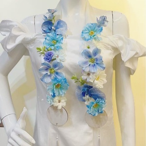 New Trend Hawaiian Lei Necklace Tropical Artificial Flower <strong>Sash</strong> Class of 2026 Grad Flower <strong>Graduation</strong> Leis Luau Party Grad Decor - Product Image 3