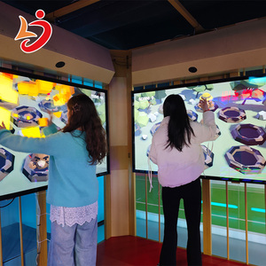 Équipement de parc d'attractions intérieur FEC, marque LJ, jeu d'arcade interactif à monnayeur, modèle Cage 2P Compétition, nouveau design, anglais - Product Image 3