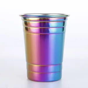 Tazas de pinta de aluminio personalizadas reciclables coloridas, taza de aluminio de Metal de cerveza con logotipo personalizado para Alemania, Sierra Nevada, ciudad pequeña - Product Image 3