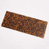 Feuille d'acétate de cellulose de tortue 4mm pour sac à main en acrylique, matériel de bijoux