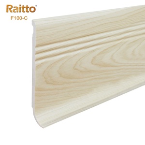 Rodapié de PVC espumado de plástico, marca RAITTO, accesorios para suelo de zócalo de PVC - Product Image 4